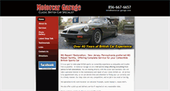 Desktop Screenshot of motorcar-garage.com