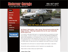Tablet Screenshot of motorcar-garage.com